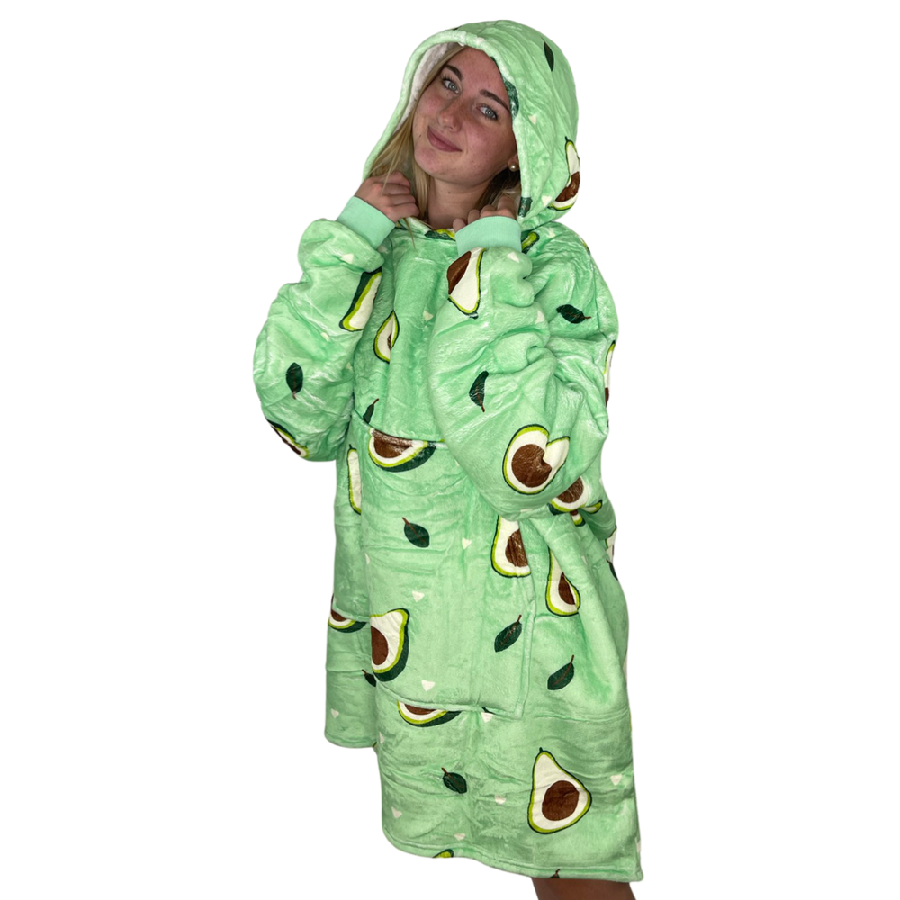 Hoodie Blanket ‚Avocado‘