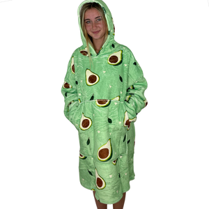 Hoodie Blanket ‚Avocado‘