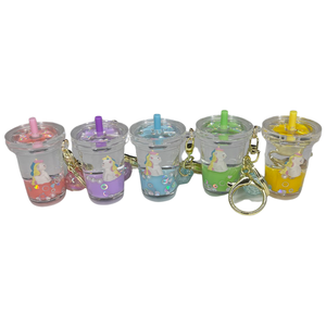 Einhorn bubble tea Schlüsselanhänger